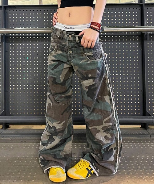 Ressaca（レサーカ） パンツ ルーズシルエットダブルウエスト