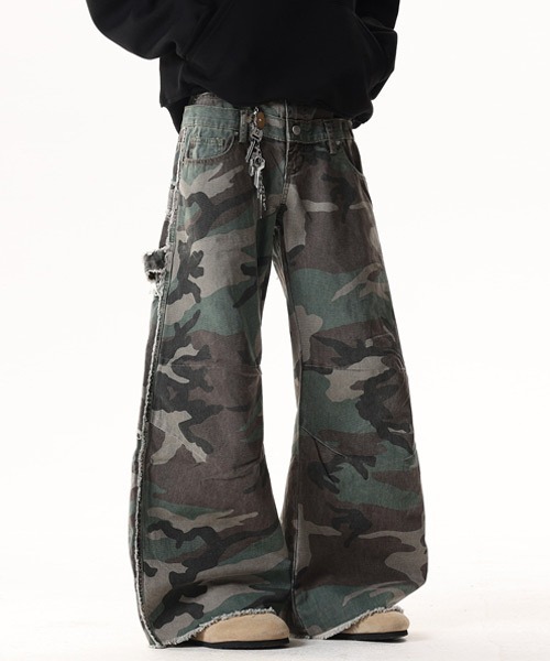 Ressaca（レサーカ） パンツ ルーズシルエットダブルウエスト