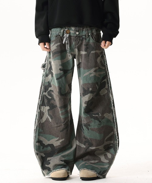 Ressaca（レサーカ） パンツ ルーズシルエットダブルウエスト