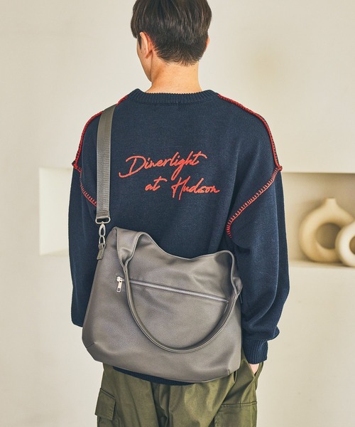 LAKOLE（ラコレ） トートバッグ フロントポケット2WAYトートバッグ