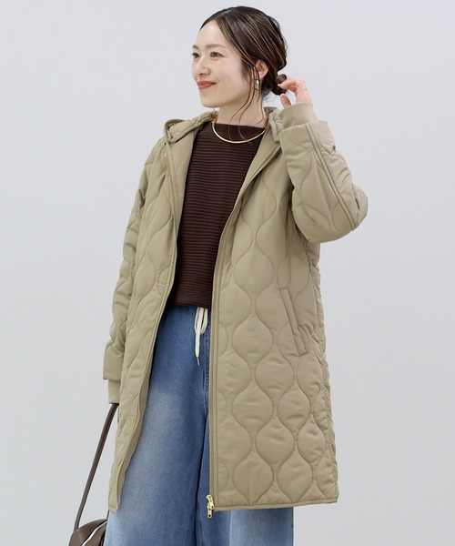 Aletta vita ダウンコート ダウンジャケット ファーライナー付マルチ