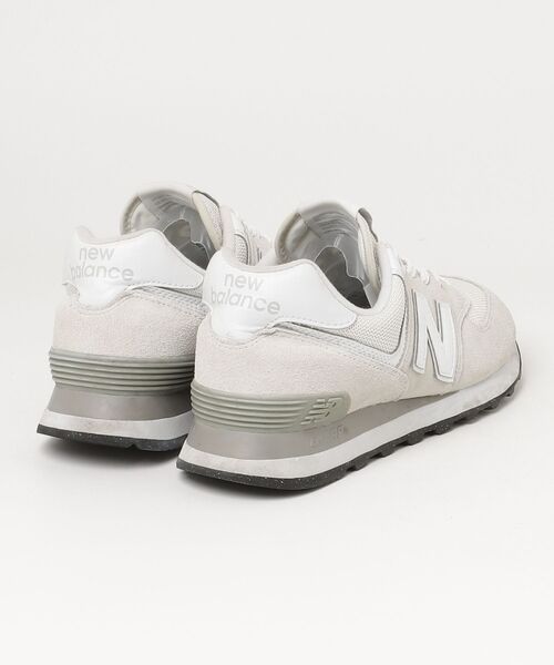 「New Balance」 ローカットスニーカー 25.0cm ホワイト メンズ_画像2