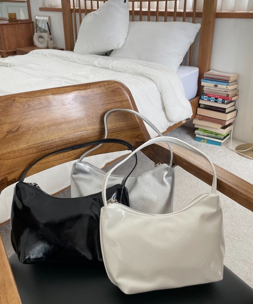 「by muni:r」 ハンドバッグ ONE SIZE シルバー レディース_画像5