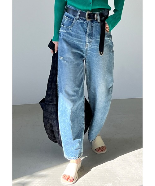 BLACK BY MOUSSY（ブラックバイマウジー） デニムパンツ 23inch ブルー