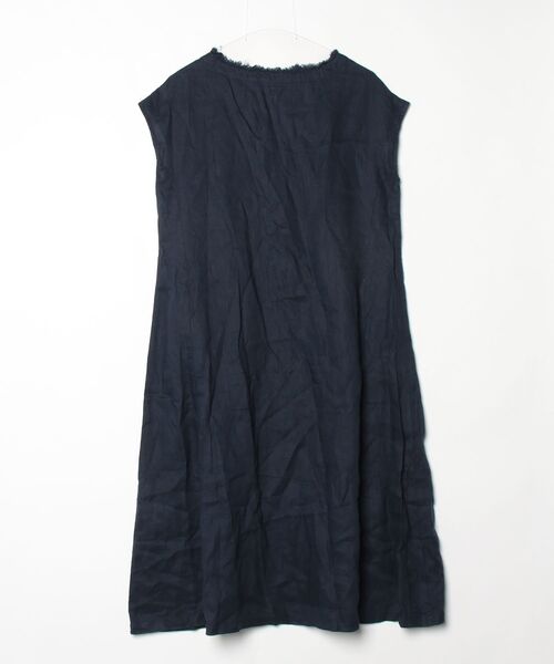「nest Robe」 半袖ワンピース - ネイビー レディース_画像2