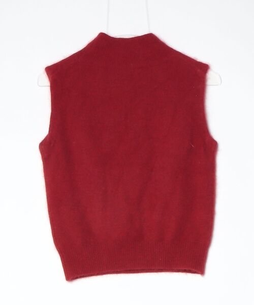 「BLENHEIM」 ノースリーブニット S レッド レディース_画像2