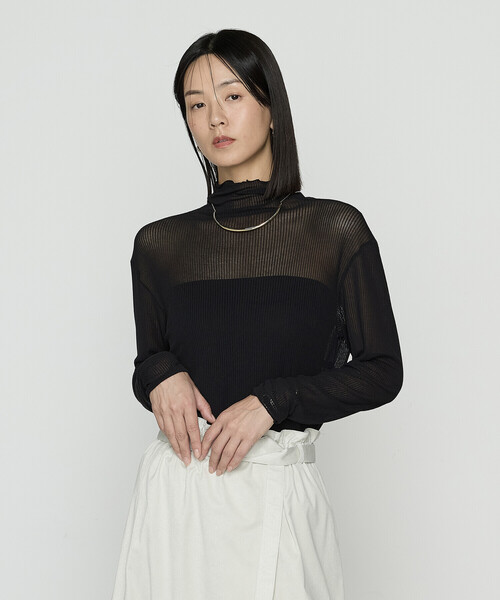 Gabardine K.T（ギャバジンK.T） tシャツ 「 +サイズ 」 シアーテレコ 
