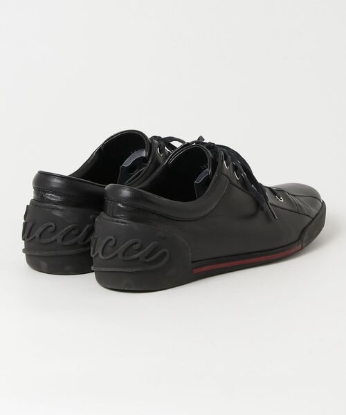 GUCCI（グッチ） ローカットスニーカー 8.5 ブラック メンズ