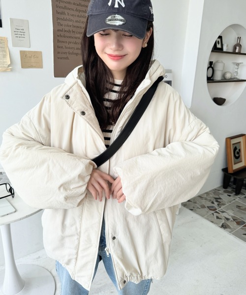 「moment+」 ブルゾン M カーキ レディース_画像8