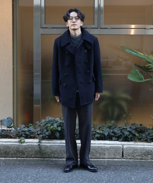 BACK NUMBER ピーコート XX-LARGE ネイビー メンズ : ZOZOTOWN Yahoo