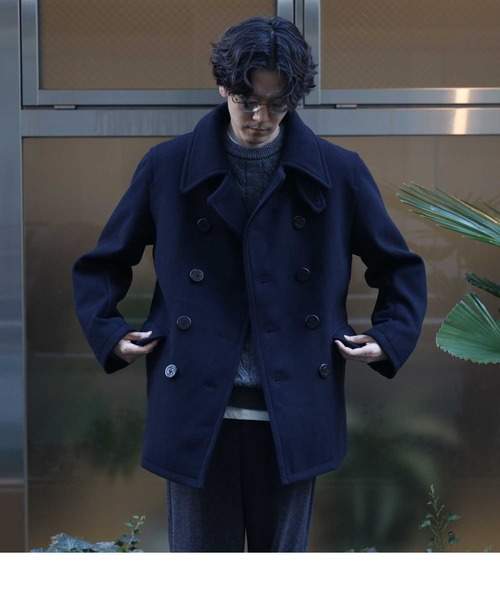 BACK NUMBER ピーコート XX-LARGE ネイビー メンズ : ZOZOTOWN Yahoo