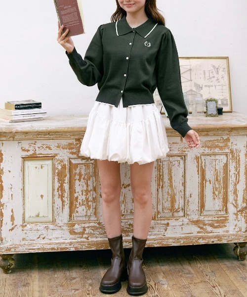 「INTER FACTORY」 長袖ニット FREE グリーン レディース_画像8