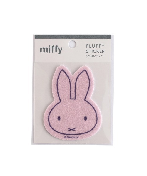 Miffy（ミッフィー） ステッカー フェルトステッカー（pink）GF