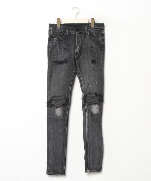 mnml（ミニマル） スキニーデニムパンツ 30 ブラック レディース