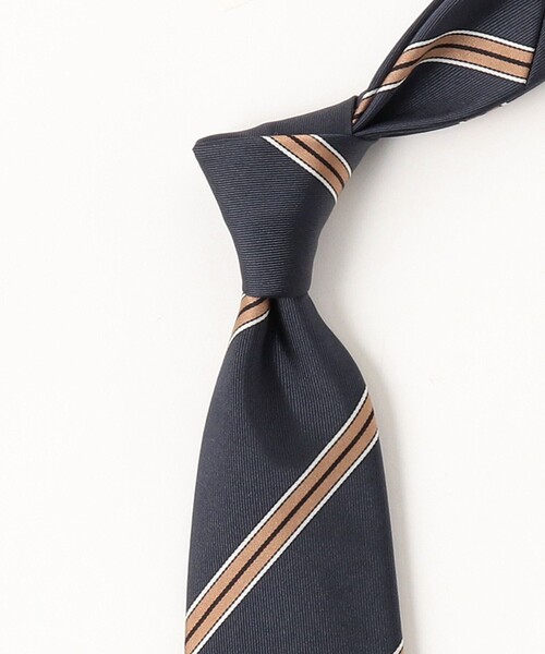 BEAMS F（ビームスF） ネクタイ シルク ストライプ ネクタイ