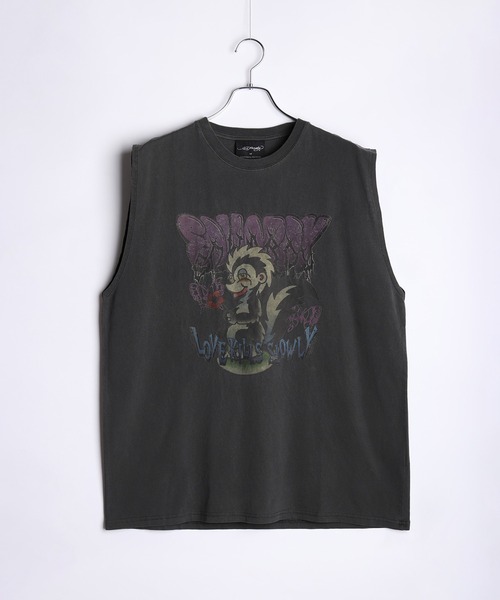 「Ed Hardy」 ノースリーブトップス X-LARGE チャコールグレー メンズ_画像7