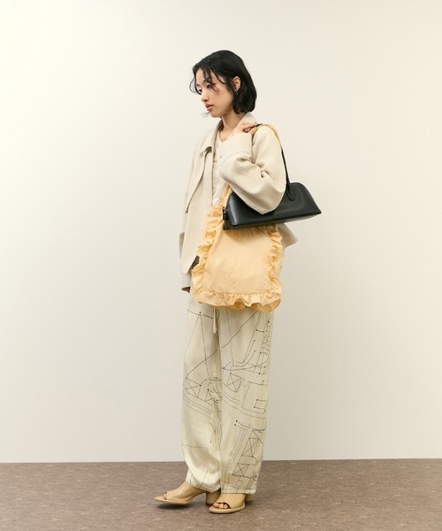 ADAM ET ROPE'（アダムエロペ） トートバッグ フリルトートバッグ