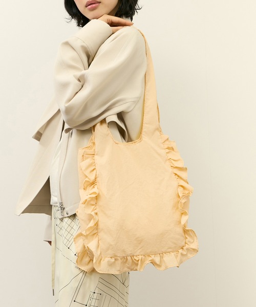 ADAM ET ROPE'（アダムエロペ） トートバッグ フリルトートバッグ