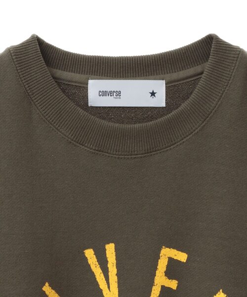 「CONVERSE TOKYO」 スウェットカットソー MEDIUM 杢グレー レディース_画像3