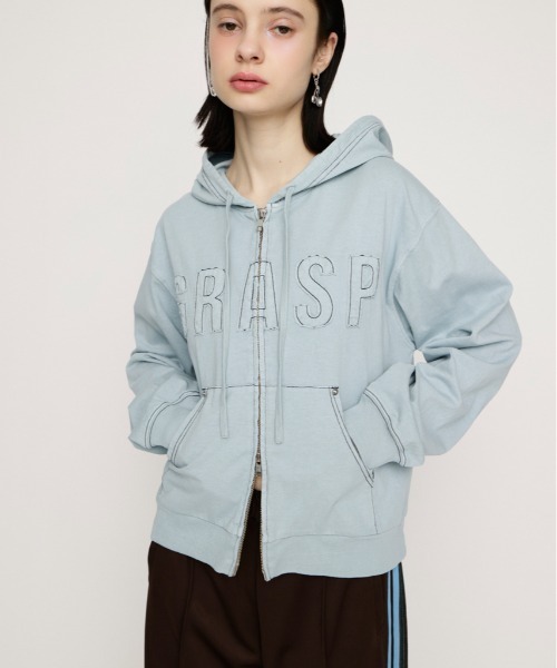 新品未使用タグ付き☆SLY　APPLIQUE LOGO HOODIE SLY（スライ） パーカー APPLIQUE LOGO HOODIE アップリケロゴ