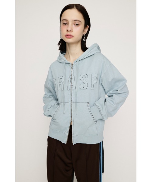 新品未使用タグ付き☆SLY　APPLIQUE LOGO HOODIE SLY（スライ） パーカー APPLIQUE LOGO HOODIE アップリケロゴ