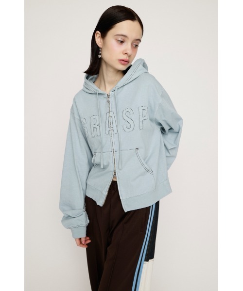 SLY（スライ） パーカー APPLIQUE LOGO HOODIE アップリケロゴ