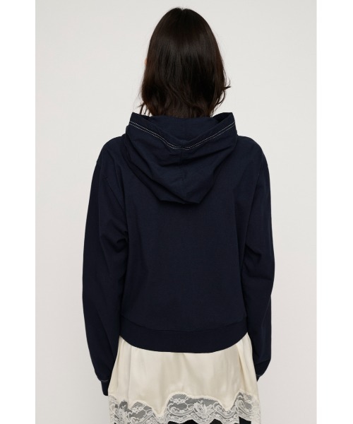 SLY（スライ） パーカー APPLIQUE LOGO HOODIE アップリケロゴ