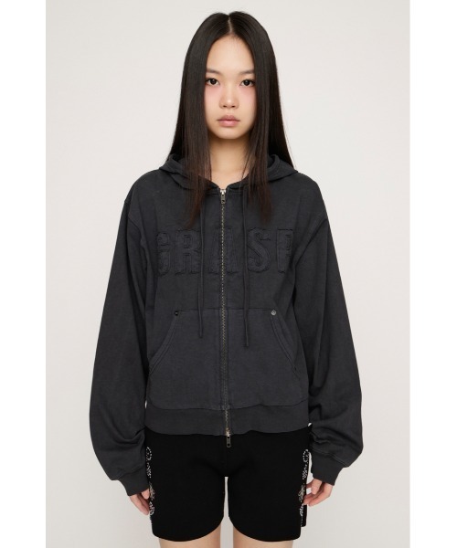 SLY（スライ） パーカー APPLIQUE LOGO HOODIE アップリケロゴ