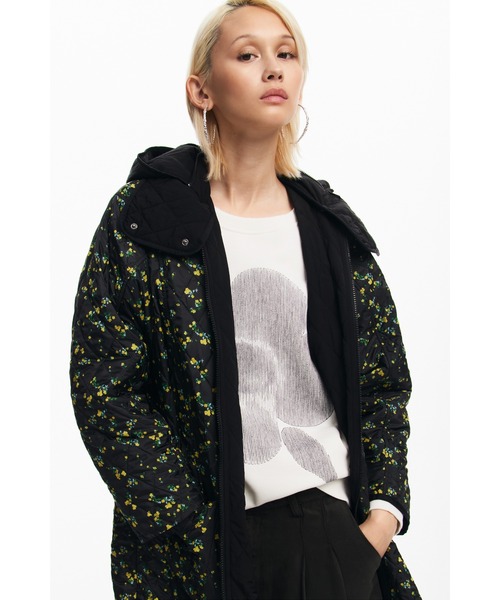 「Desigual」 コート M ブラック レディース_画像4