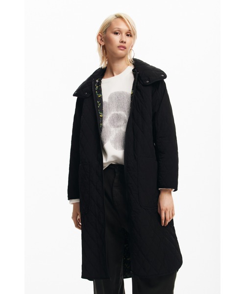 「Desigual」 コート M ブラック レディース_画像5