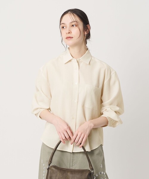 BEAUTY＆YOUTH UNITED ARROWS ブラウス シャツ シアー バックタック