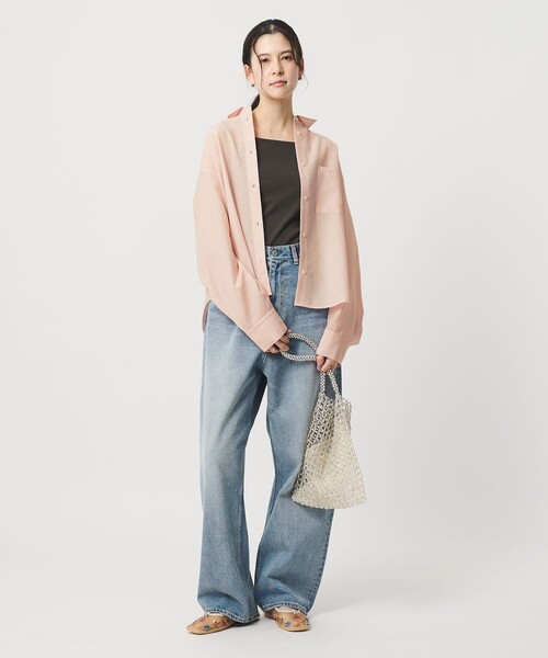 BEAUTY＆YOUTH UNITED ARROWS ブラウス シャツ シアー バックタック