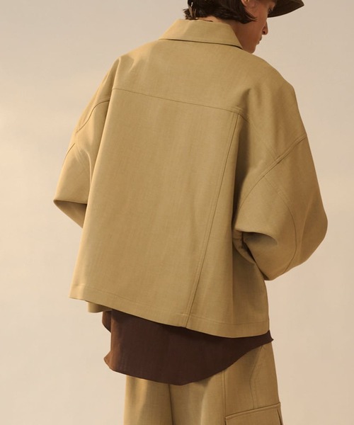 ブルゾン アウター 「UJOH HOMME / ウジョーオム」BOX Cropped Blouson メンズの画像