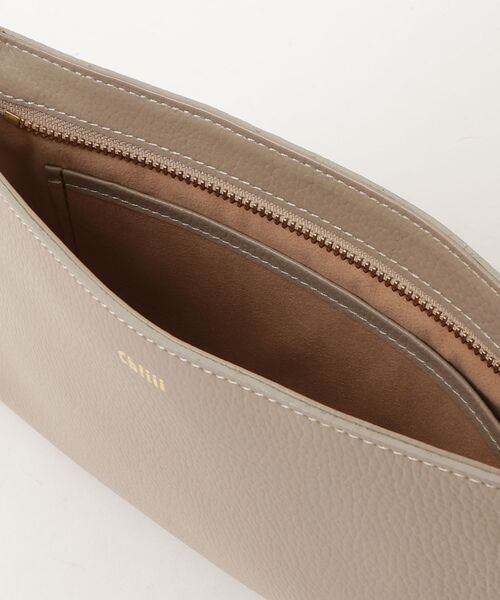 「Ch!iii BAG」 ワンポイントショルダーバッグ - ベージュ レディース_画像4