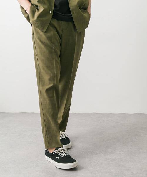 「URBAN RESEARCH DOORS」 イージーパンツ MEDIUM グリーン メンズ_画像6