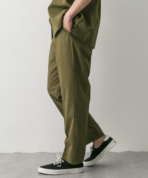 「URBAN RESEARCH DOORS」 イージーパンツ MEDIUM グリーン メンズ_画像8