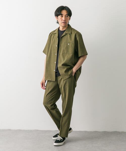 「URBAN RESEARCH DOORS」 イージーパンツ MEDIUM グリーン メンズ_画像9