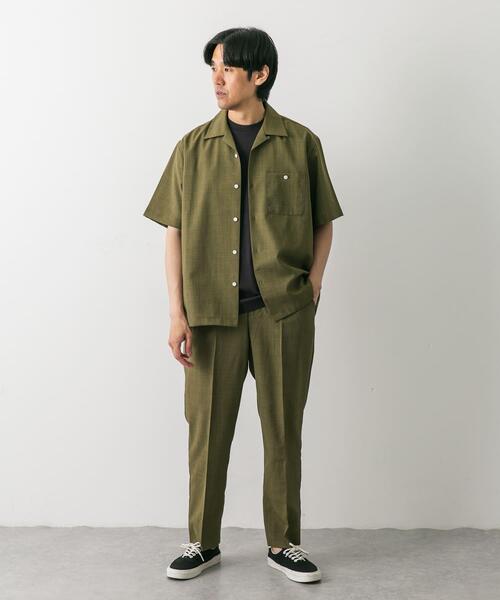 「URBAN RESEARCH DOORS」 イージーパンツ MEDIUM グリーン メンズ_画像10