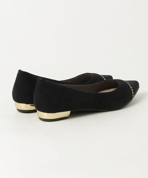 「LE TALON」 フラットパンプス 24.5cm ブラック レディース_画像2