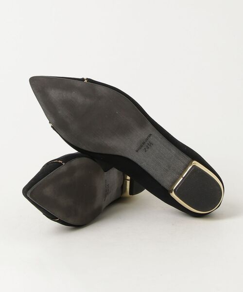 「LE TALON」 フラットパンプス 24.5cm ブラック レディース_画像3