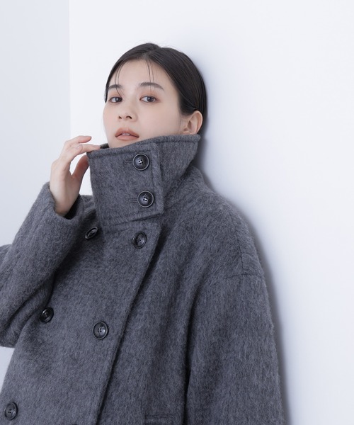 「NATURAL BEAUTY BASIC」 ジャケット SMALL グレー レディースの画像