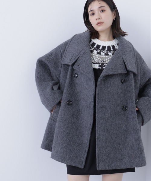 「NATURAL BEAUTY BASIC」 ジャケット SMALL グレー レディースの画像
