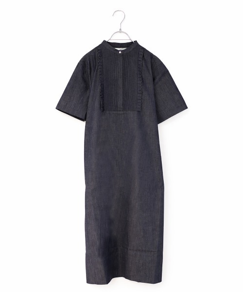 Marilyn Moon（マリリンムーン） ワンピース tuck frill cocoon denim