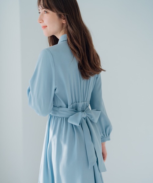 「MISCH MASCH」 長袖ワンピース S ネイビー レディース_画像5