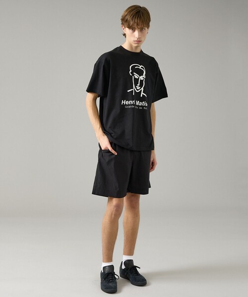 【ブラック】【Henri Matisse / アンリ・マティス】ラインアート グラフィック ABAHOUSE（アバハウス） tシャツ 「Henri Matisse / アンリ・マティス