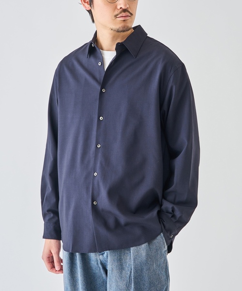 「EDIFICE」 長袖シャツ MEDIUM グレー メンズ_画像3