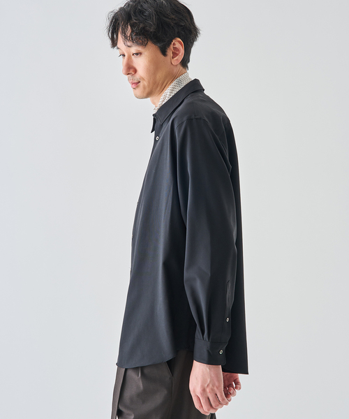 「EDIFICE」 長袖シャツ MEDIUM グレー メンズ_画像9