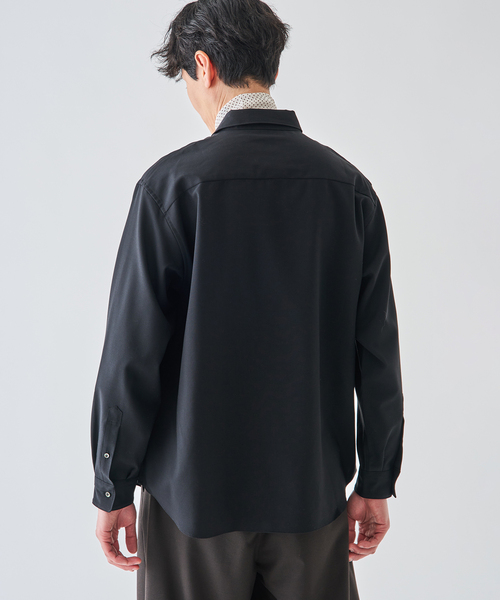 「EDIFICE」 長袖シャツ MEDIUM グレー メンズ_画像10