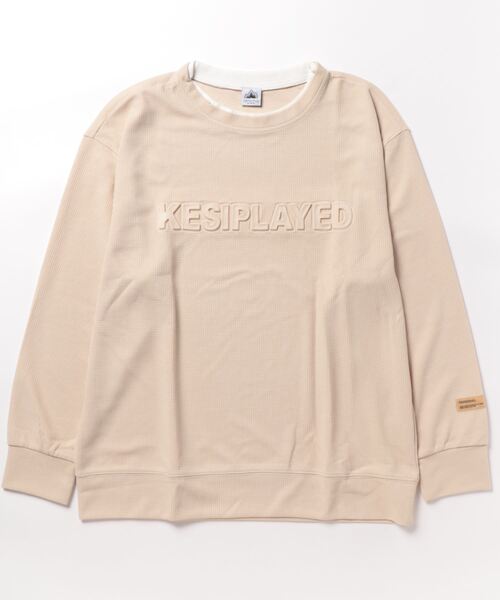 「aimoha」 長袖カットソー LARGE ダークグレー レディース_画像4
