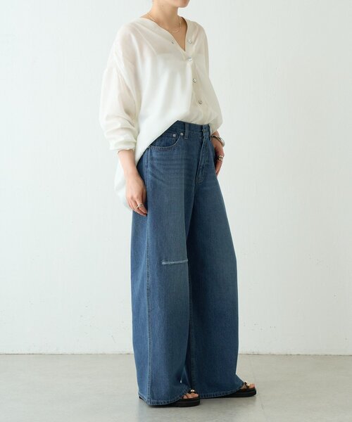 「BEARDSLEY」 デニムパンツ 1 ブルー レディース_7